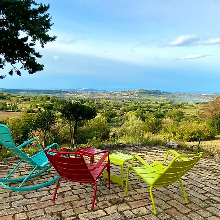 Ferienhaus Casa Ancarano Historic Panoramic Position Sea 3km 4-8pers Sirolo